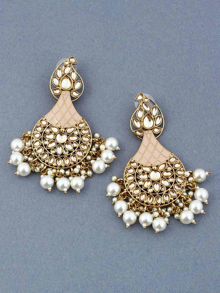 Peach Boond Designer Earrings - Bling Bag