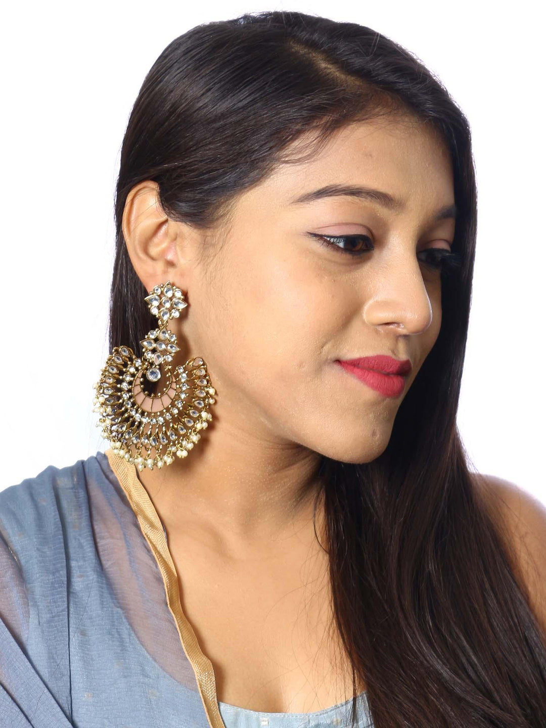 earrings - Bling Bag Crepe Chakra Designer Earrings