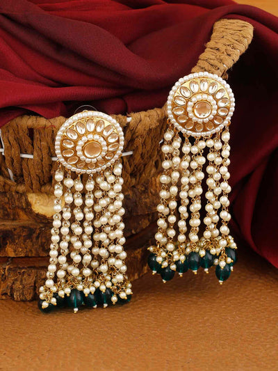 earrings - Bling Bag Emerald Heer Designer Earrings