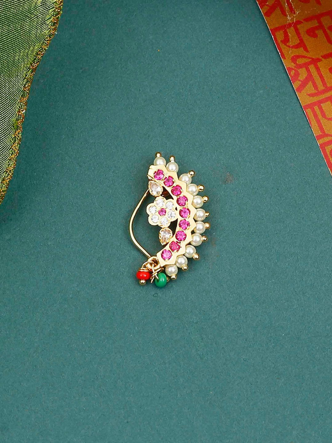 nosepins - Bling Bag Pink Sashwat Nosepin