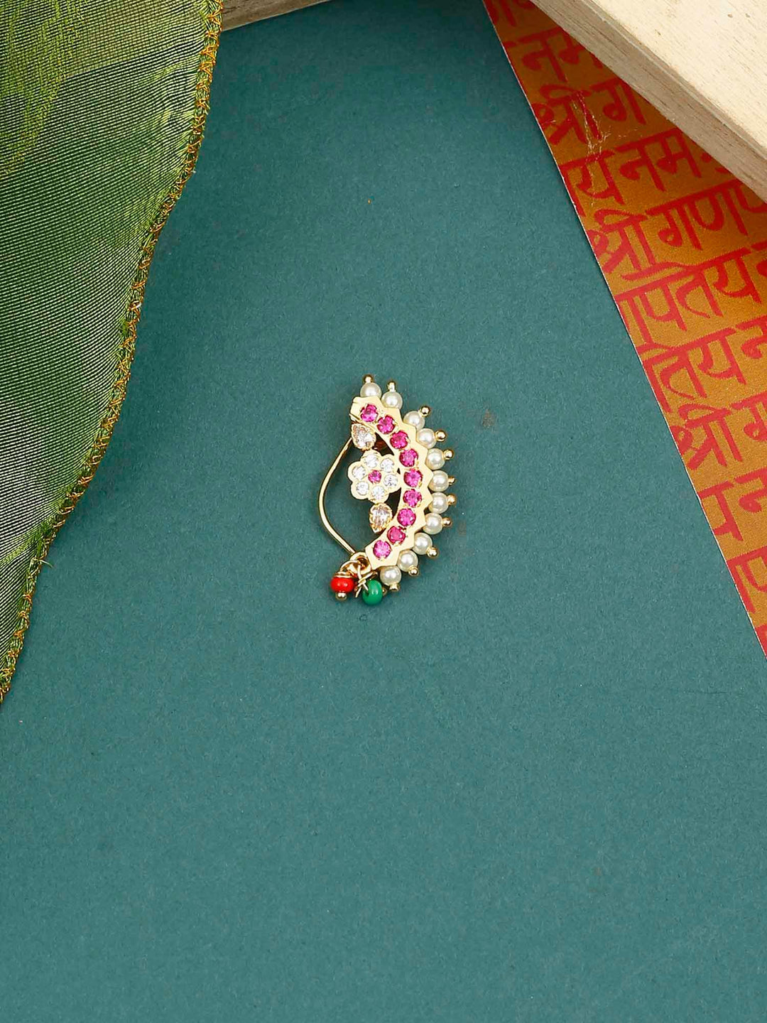 nosepins - Bling Bag Pink Sashwat Nosepin