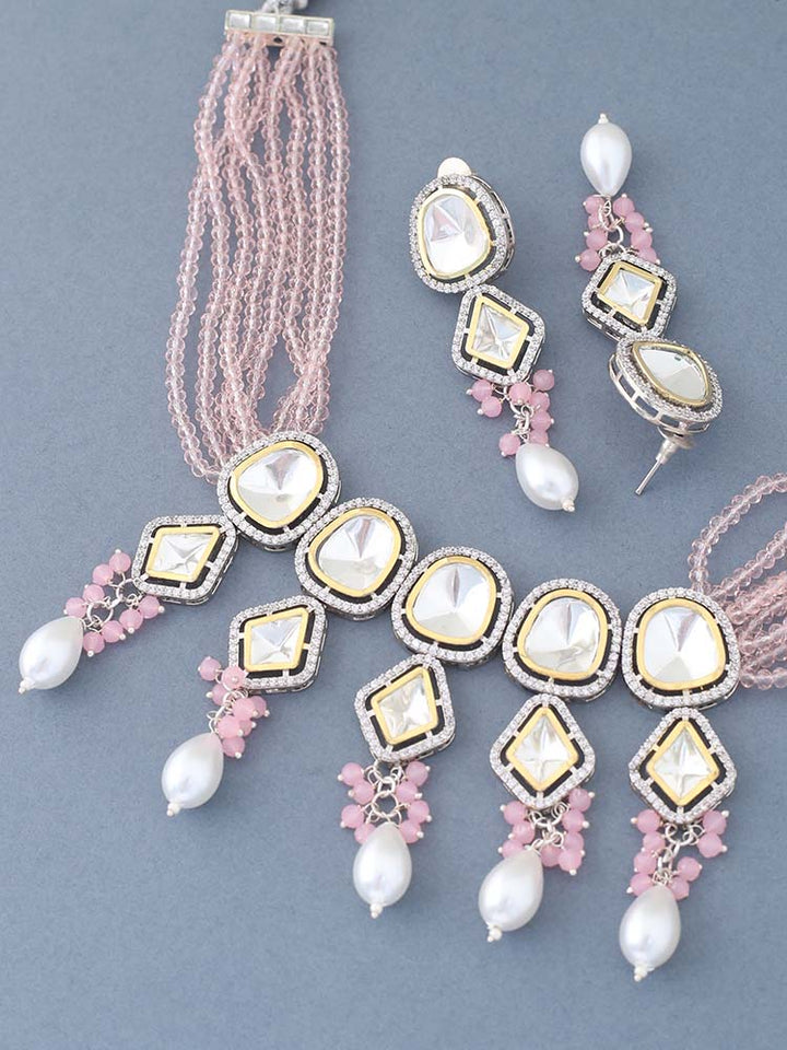 Pink Vera Jewellery Set