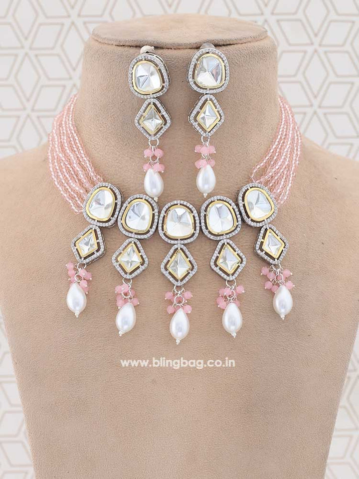 Pink Vera Jewellery Set