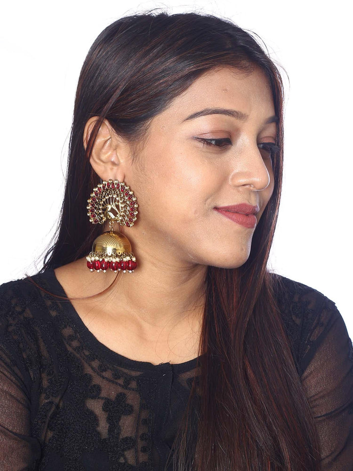 earrings - Bling Bag Rani Mayu Jhumki Earrings