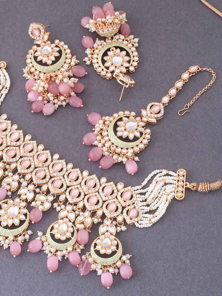 Prismatic Rithya Kundan Jewellery Set