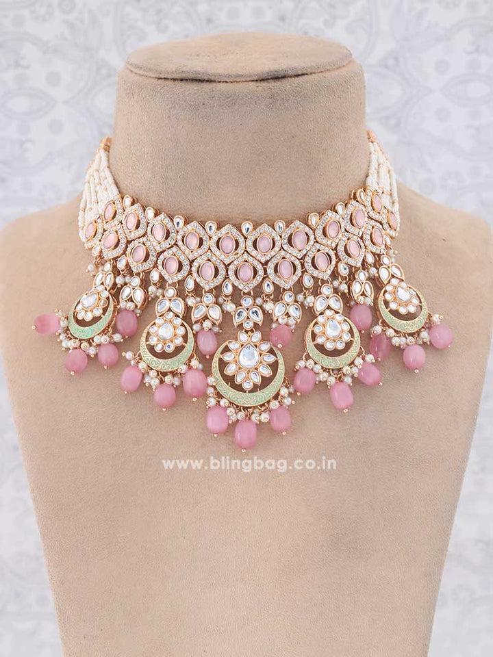 Prismatic Rithya Kundan Jewellery Set