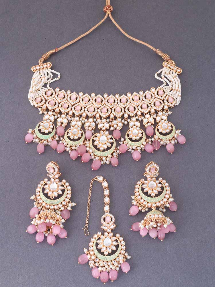 Prismatic Rithya Kundan Jewellery Set