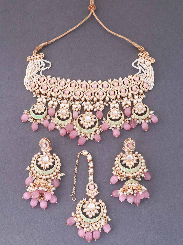 Prismatic Rithya Kundan Jewellery Set