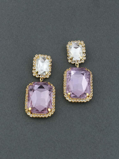 Purple Aarzu Designer Earrings - Bling Bag