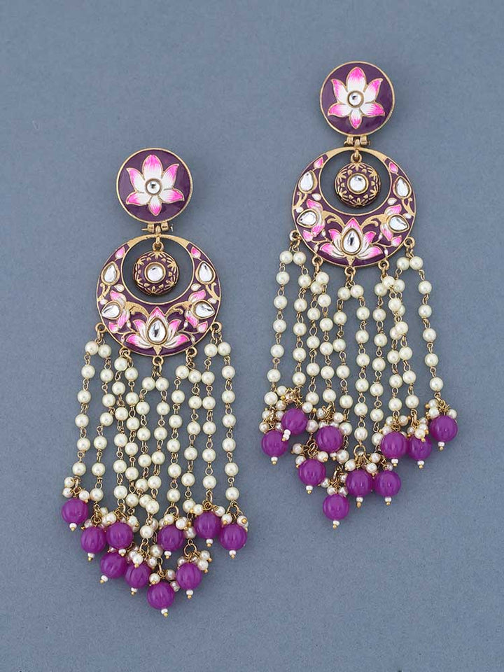 Purple Rivha Chandbalis