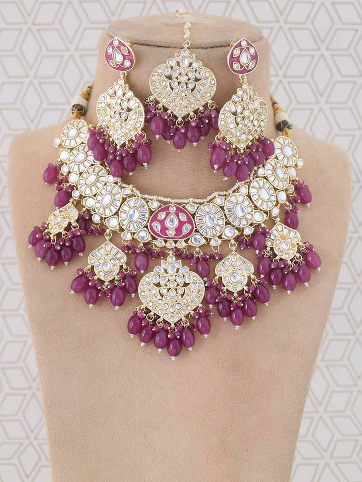 Purple Una Jewellery Set
