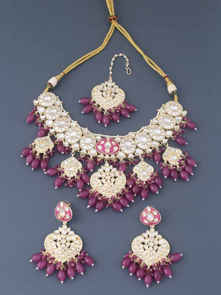 Purple Una Jewellery Set