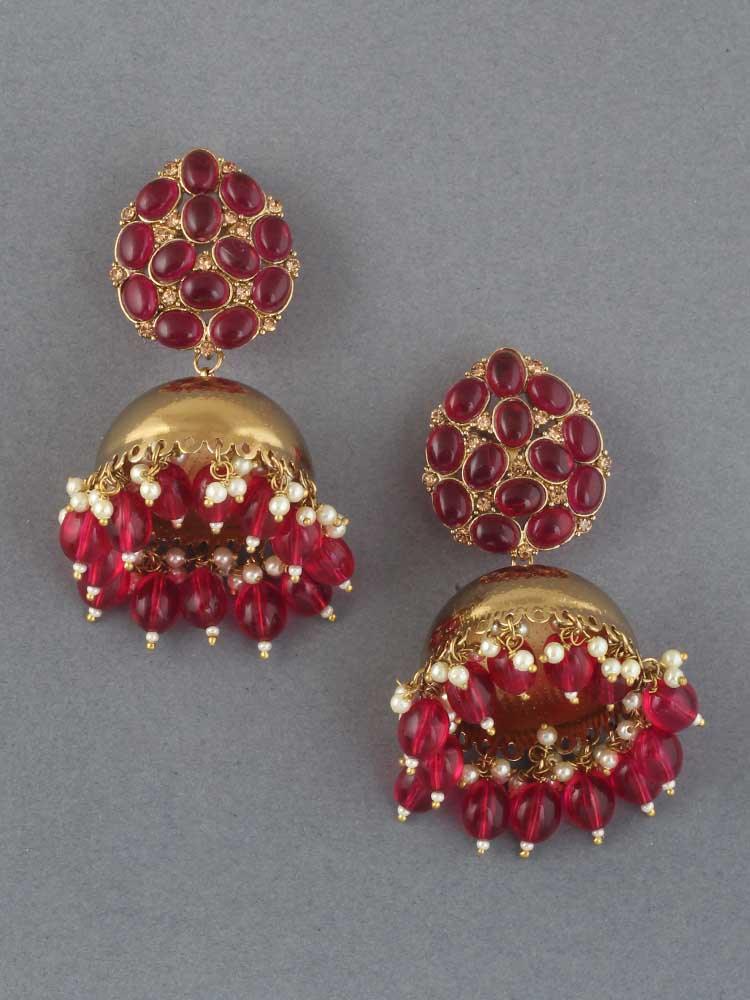 Rani Bubble Jhumkis - Bling Bag