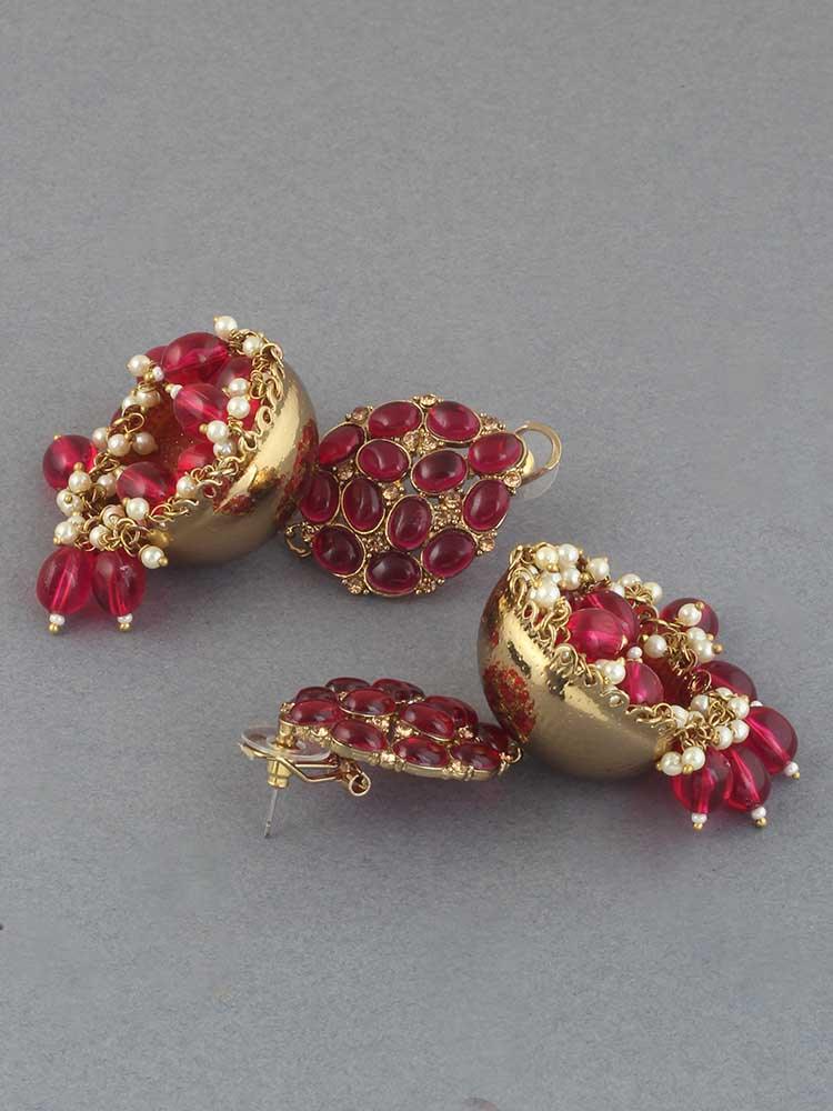 Rani Bubble Jhumkis - Bling Bag