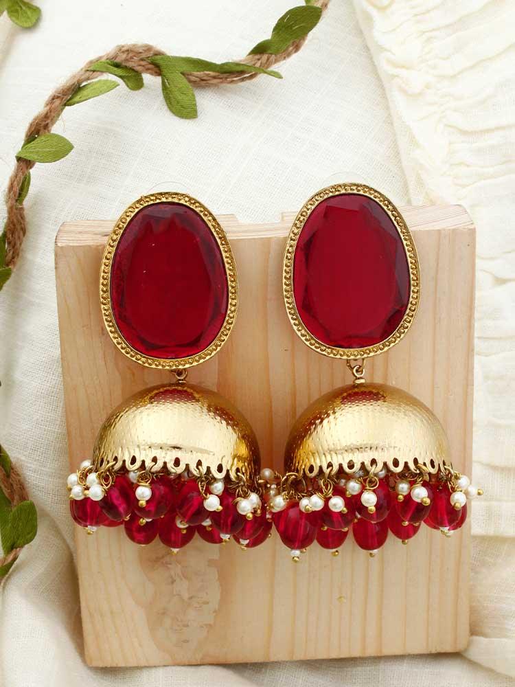 Rani Magna Shesha Jhumkis - Bling Bag
