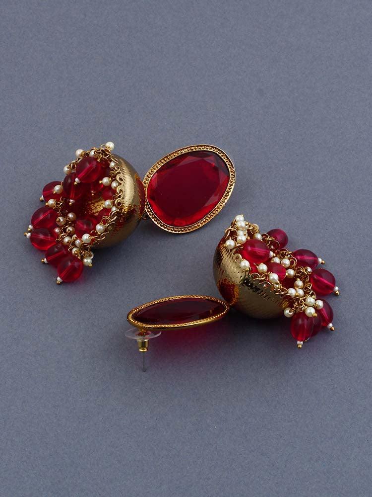 Rani Magna Shesha Jhumkis - Bling Bag