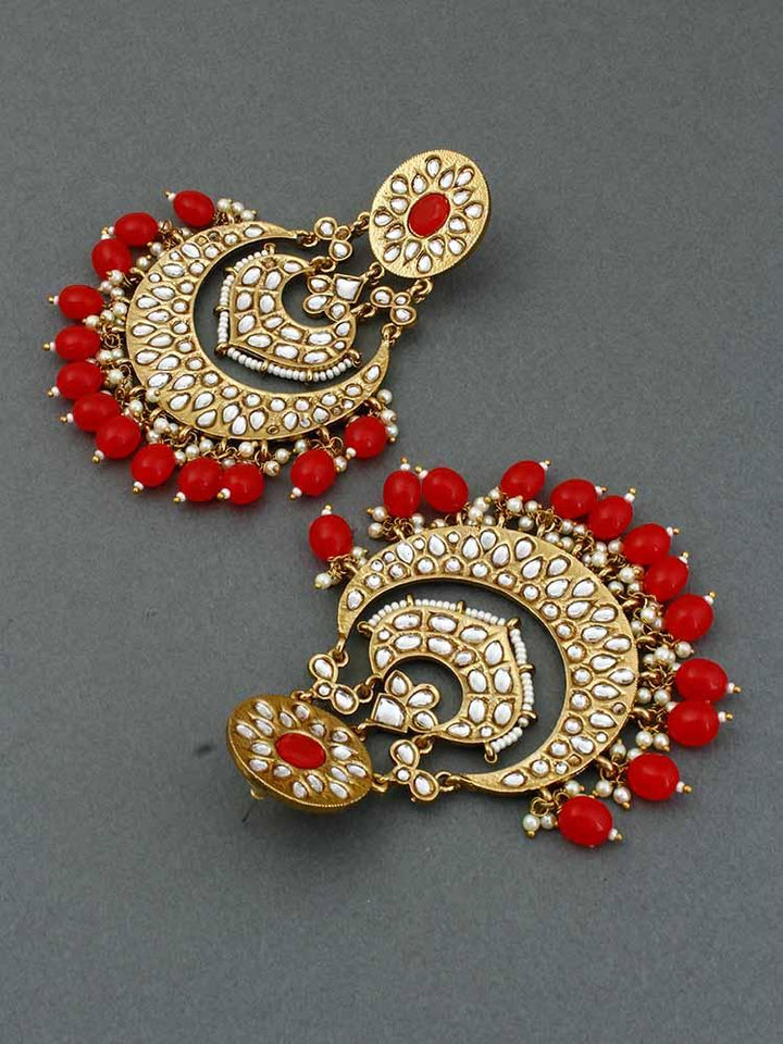 Red Bhoomi Chandbalis - Bling Bag