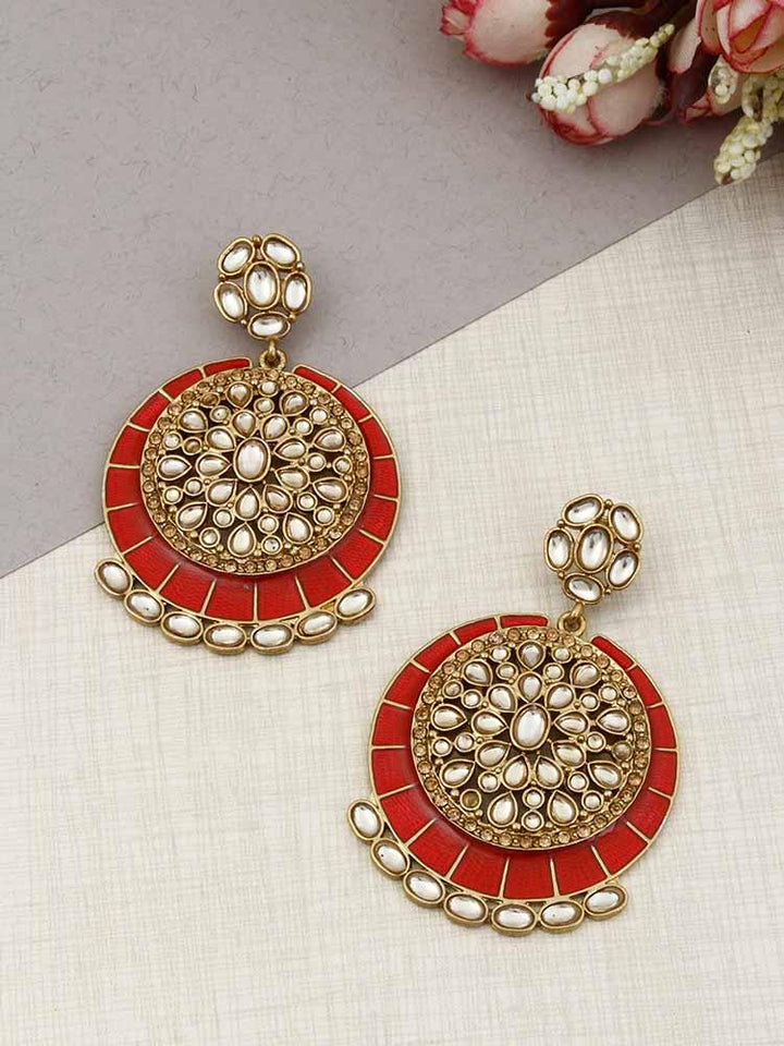 Red Sameera Chandbalis - Bling Bag