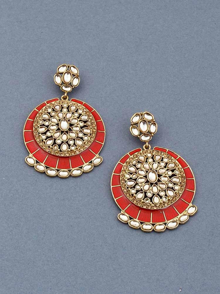 Red Sameera Chandbalis - Bling Bag