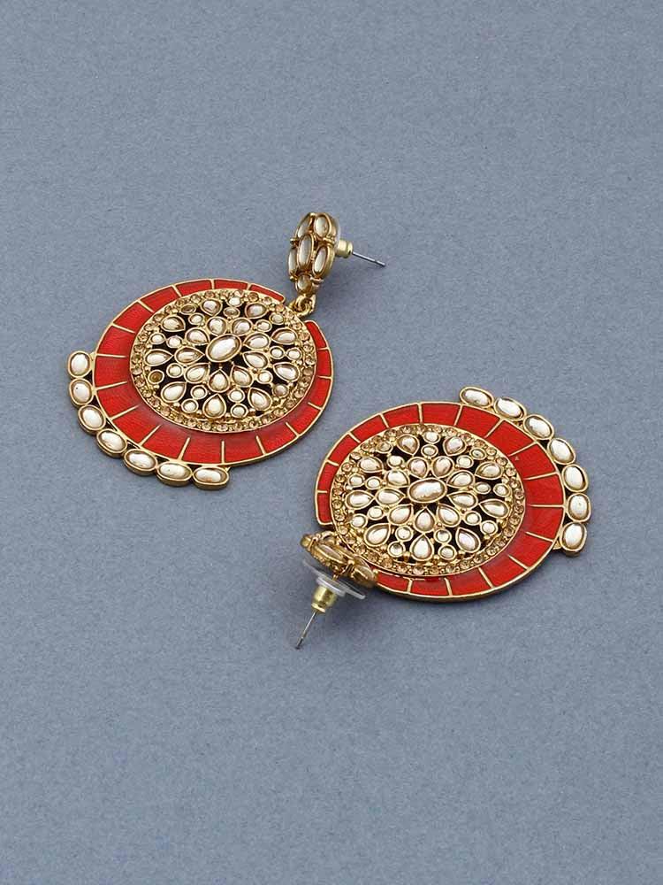 Red Sameera Chandbalis - Bling Bag