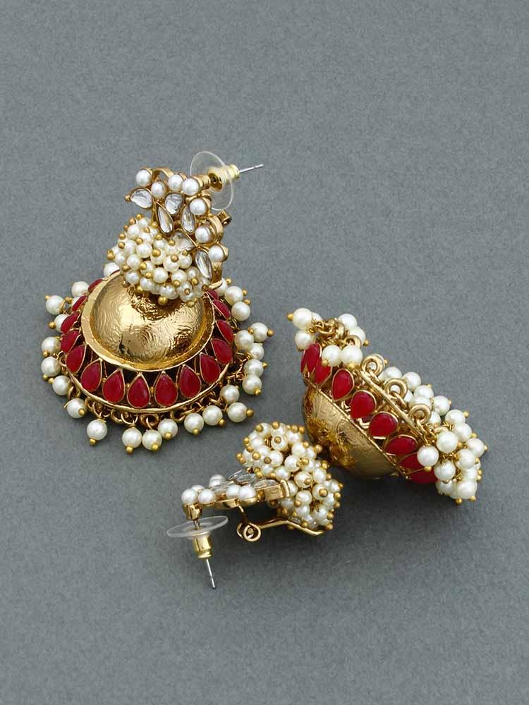 Ruby Hastha Jhumkis - Bling Bag