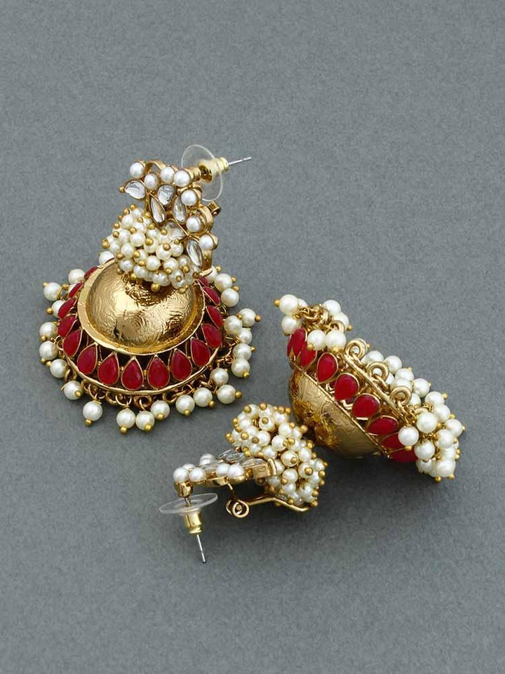 Ruby Hastha Jhumkis - Bling Bag