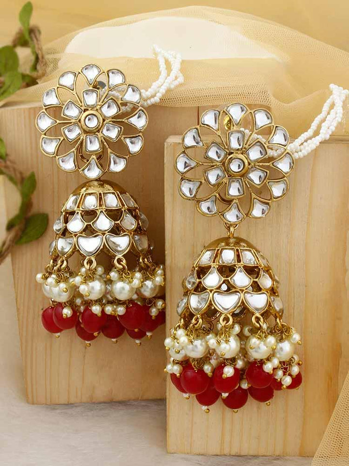 Ruby Malka Sahara Jhumkis - Bling Bag