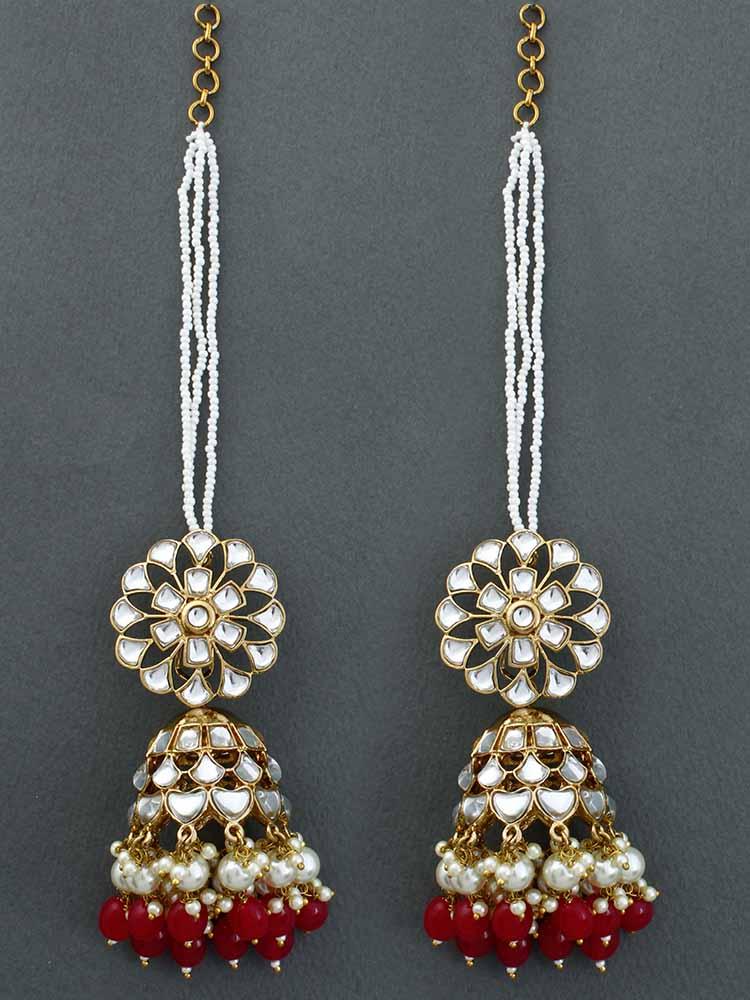 Ruby Malka Sahara Jhumkis - Bling Bag