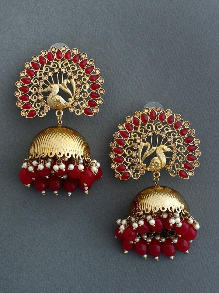 Ruby Mayu Jhumkis - Bling Bag