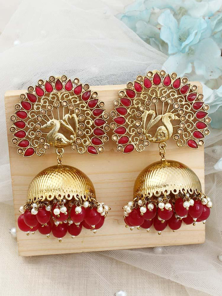 Ruby Mayu Jhumkis - Bling Bag