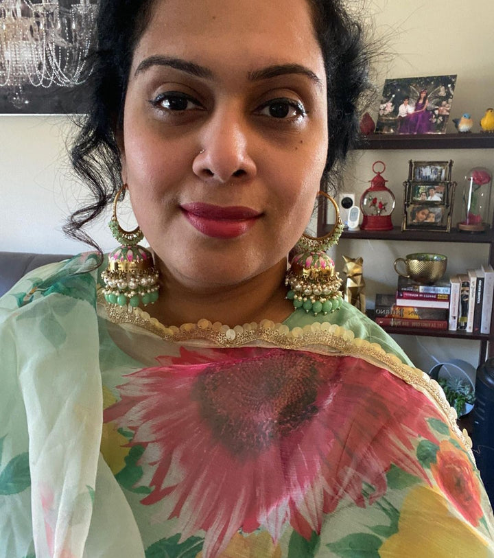 Mint Rajamani Jhumkis