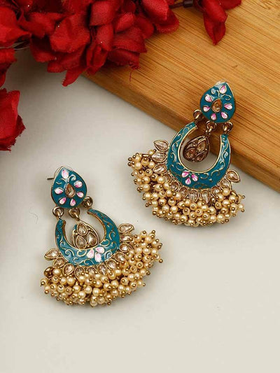 earrings - Bling Bag Rama Vilas Chaandbali Earrings