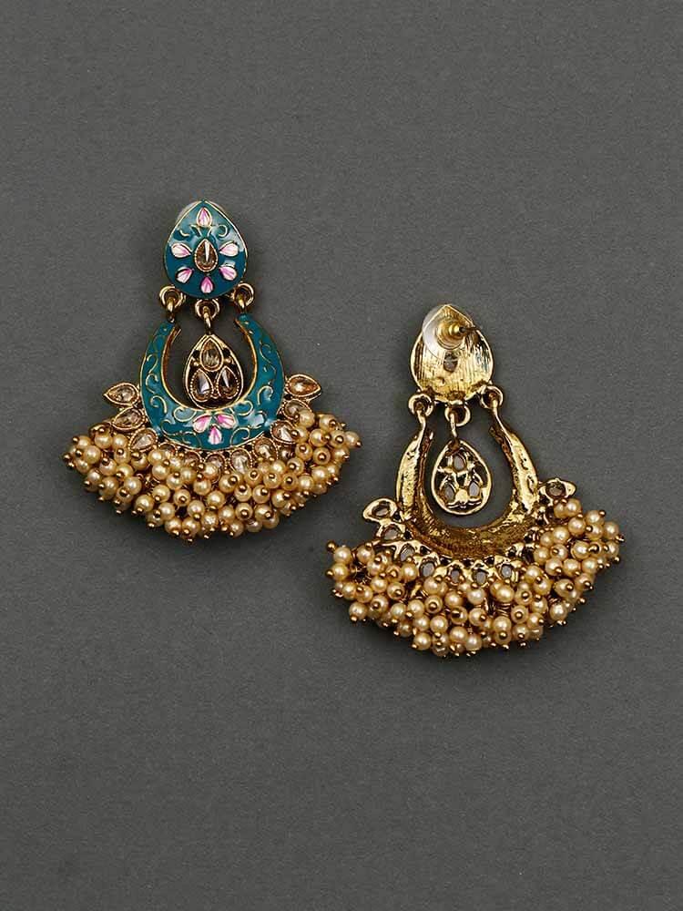 earrings - Bling Bag Rama Vilas Chaandbali Earrings