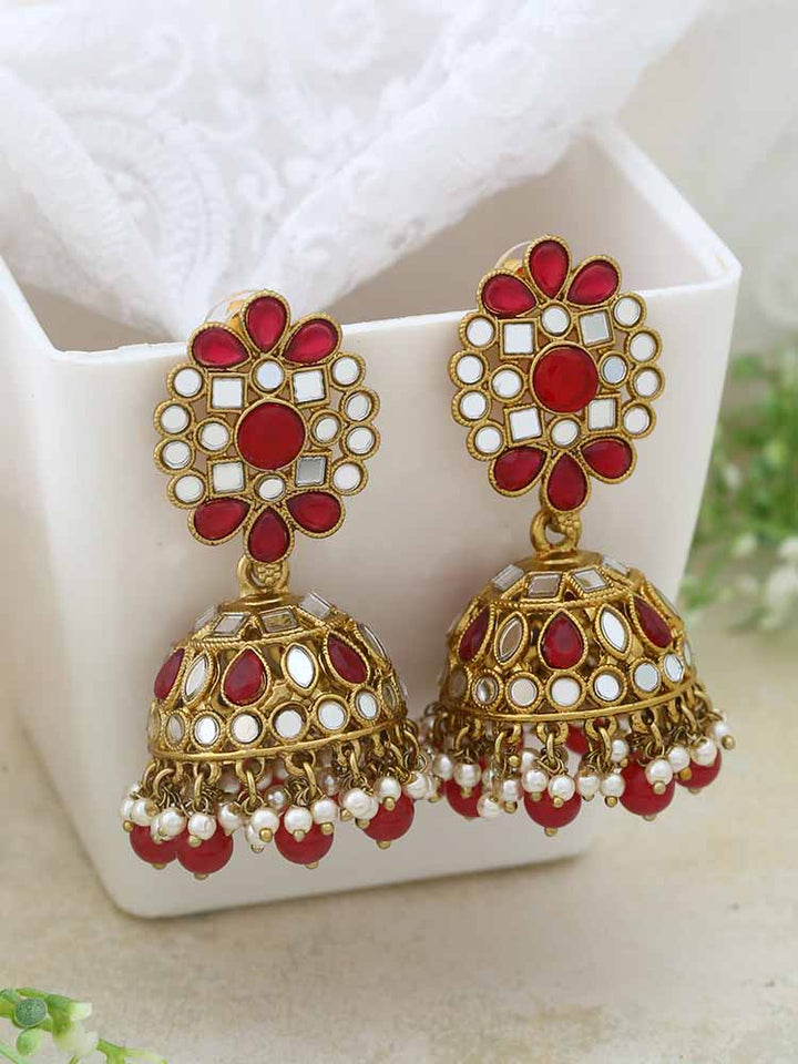 Rani Agniyar Jhumkis
