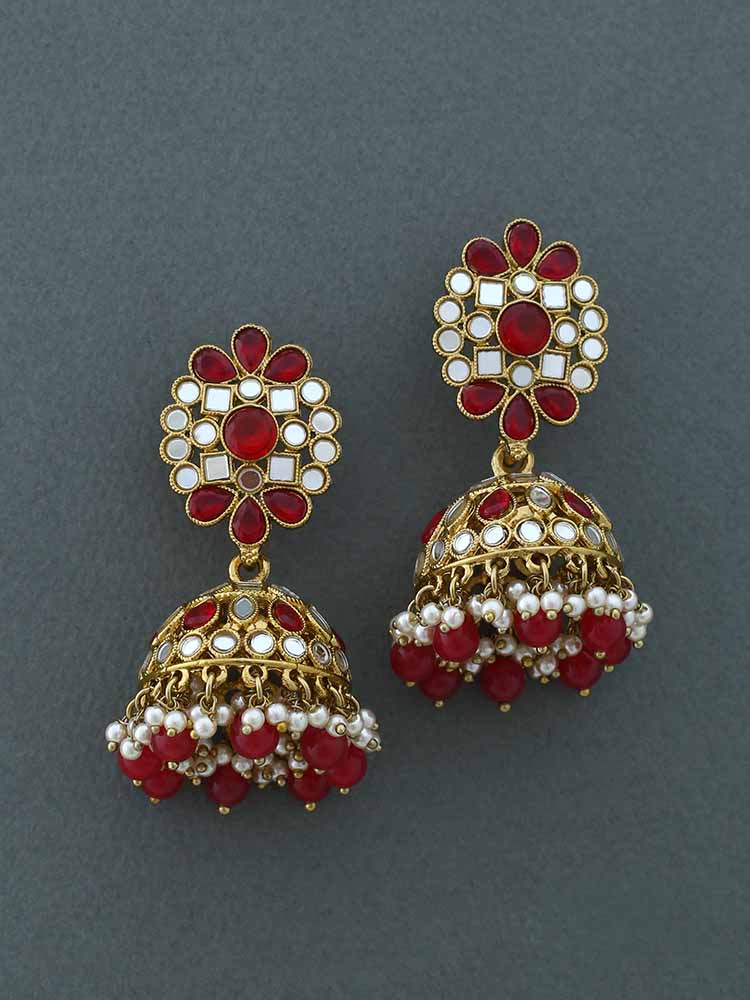 Rani Agniyar Jhumkis