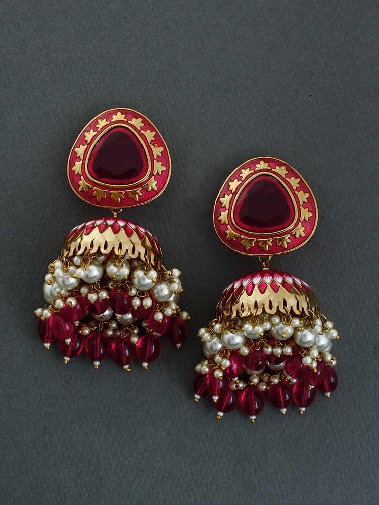 Rani Chetaki Jhumkis - Bling Bag