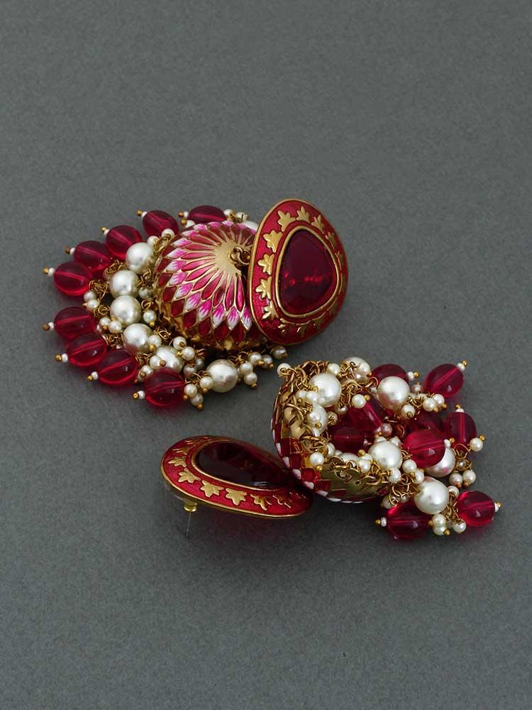 Rani Chetaki Jhumkis - Bling Bag