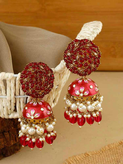 earrings - Bling Bag Rani Daliha Jhumki Earrings
