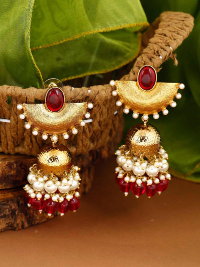 earrings - Bling Bag Rani Kavach Jhumki Earings