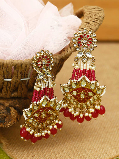 earrings - Bling Bag Ruby Jeet Designer Earrings