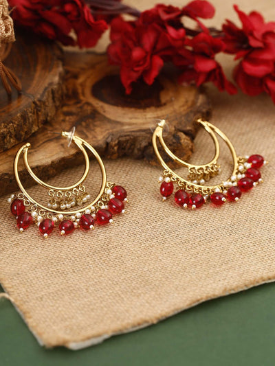 earrings - Bling Bag Rani Warhi Designer Hoops