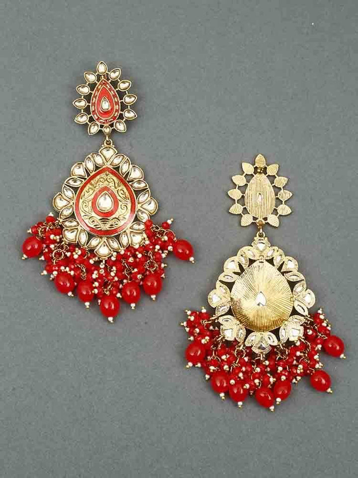 earrings - Bling Bag Red Aaritra Designer Earrings