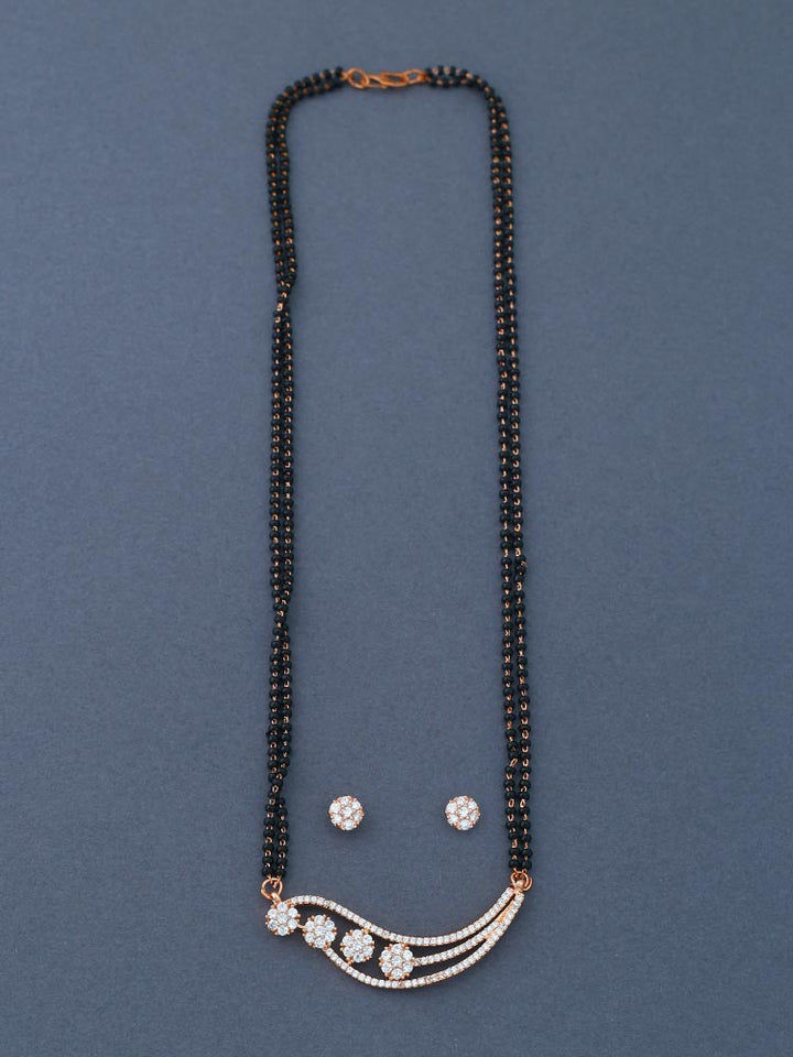 Rose Gold Abeba Mangalsutra Set