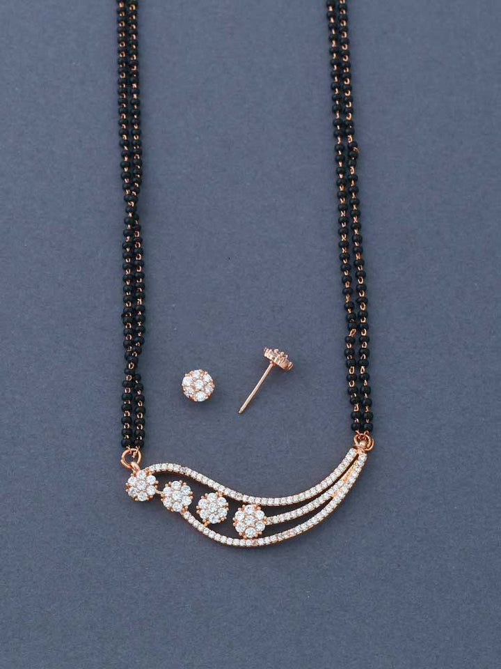 Rose Gold Abeba Mangalsutra Set