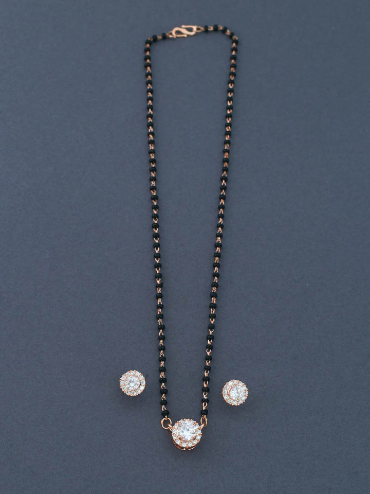 Rose Gold Annisa Mangalsutra Set
