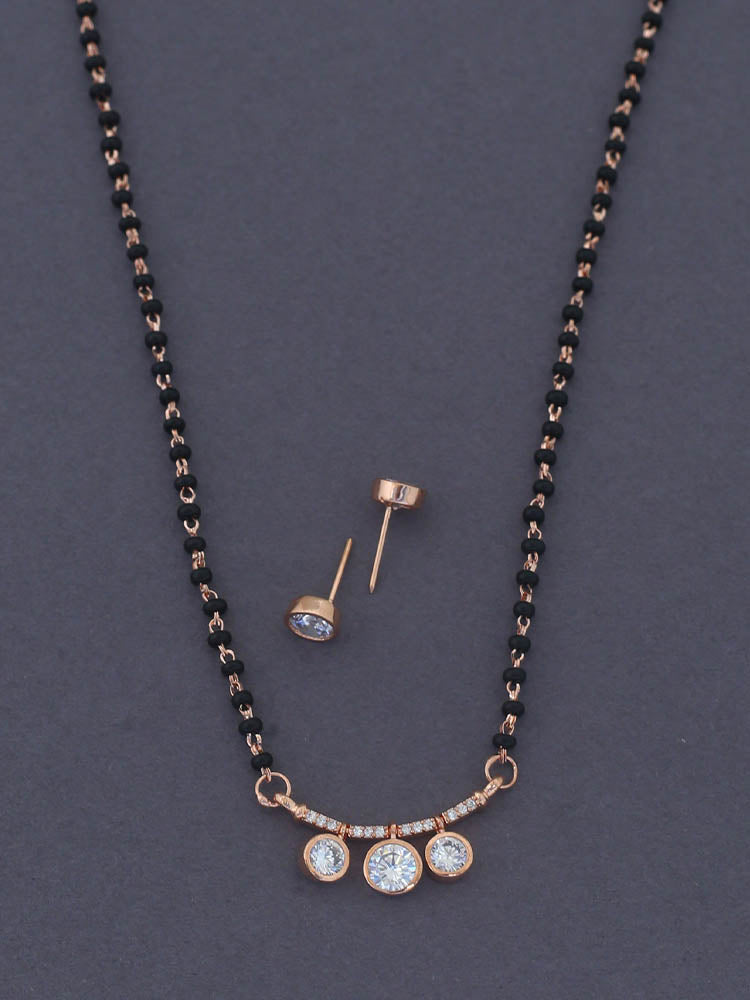 Rose Gold Anupama Mangalsutra Set