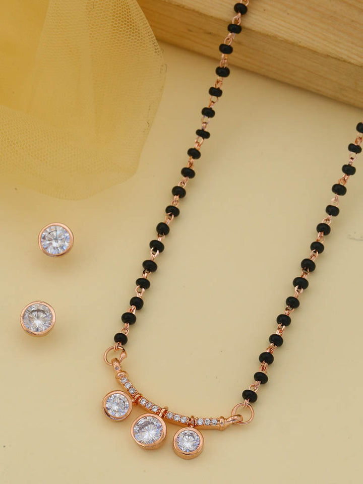 Rose Gold Anupama Mangalsutra Set