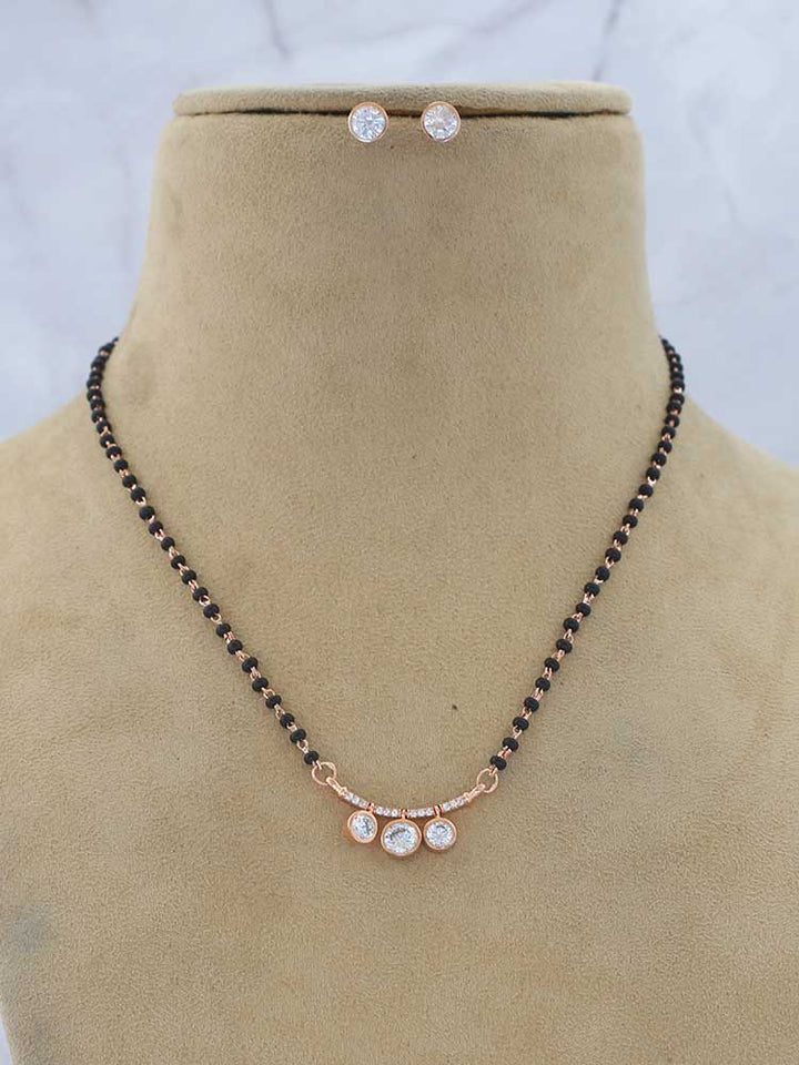 Rose Gold Anupama Mangalsutra Set