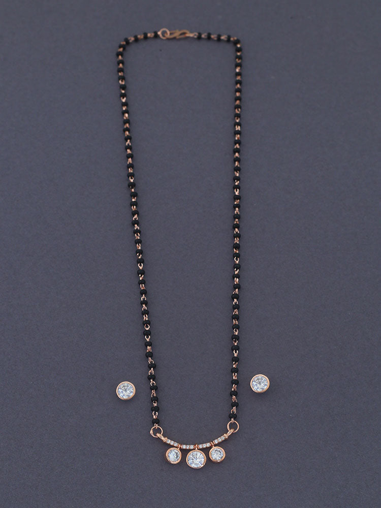 Rose Gold Anupama Mangalsutra Set