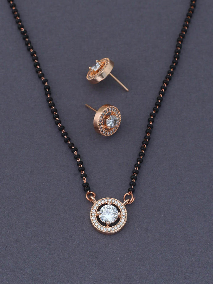 Rose Gold Briar Mangalsutra Set